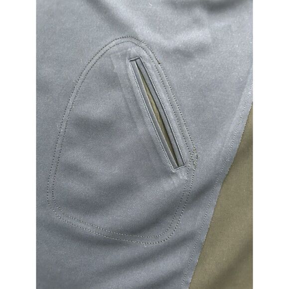 Zara A Line Dress Polyester Large Sleeveless And Mock Neck Pockets - Picture 2 of 7